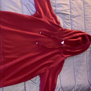 Red hoodie
